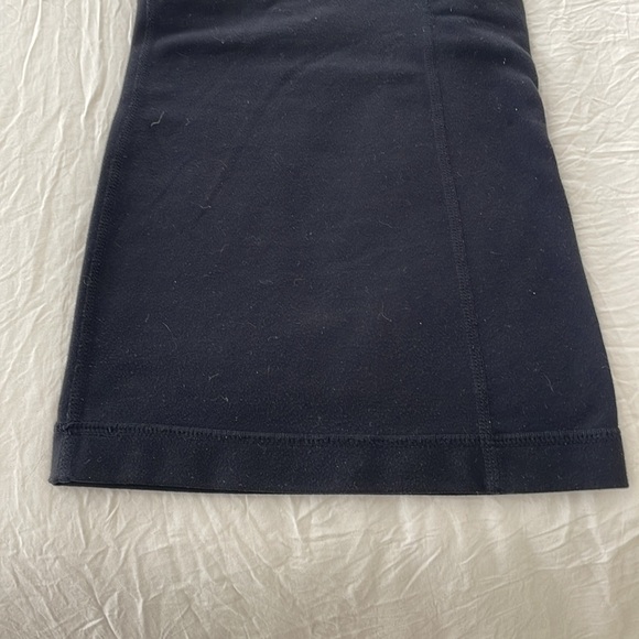 LULULEMON BLACK/TURQ FLARED PANTS - Picture 5 of 5